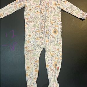 Magnetic Me Pastel Floral Kids Footie